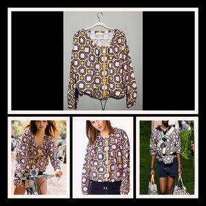 ⭐️ TORY BURCH NWT * Bigby Packable Jacket | Pink Octagon | Women's size 6